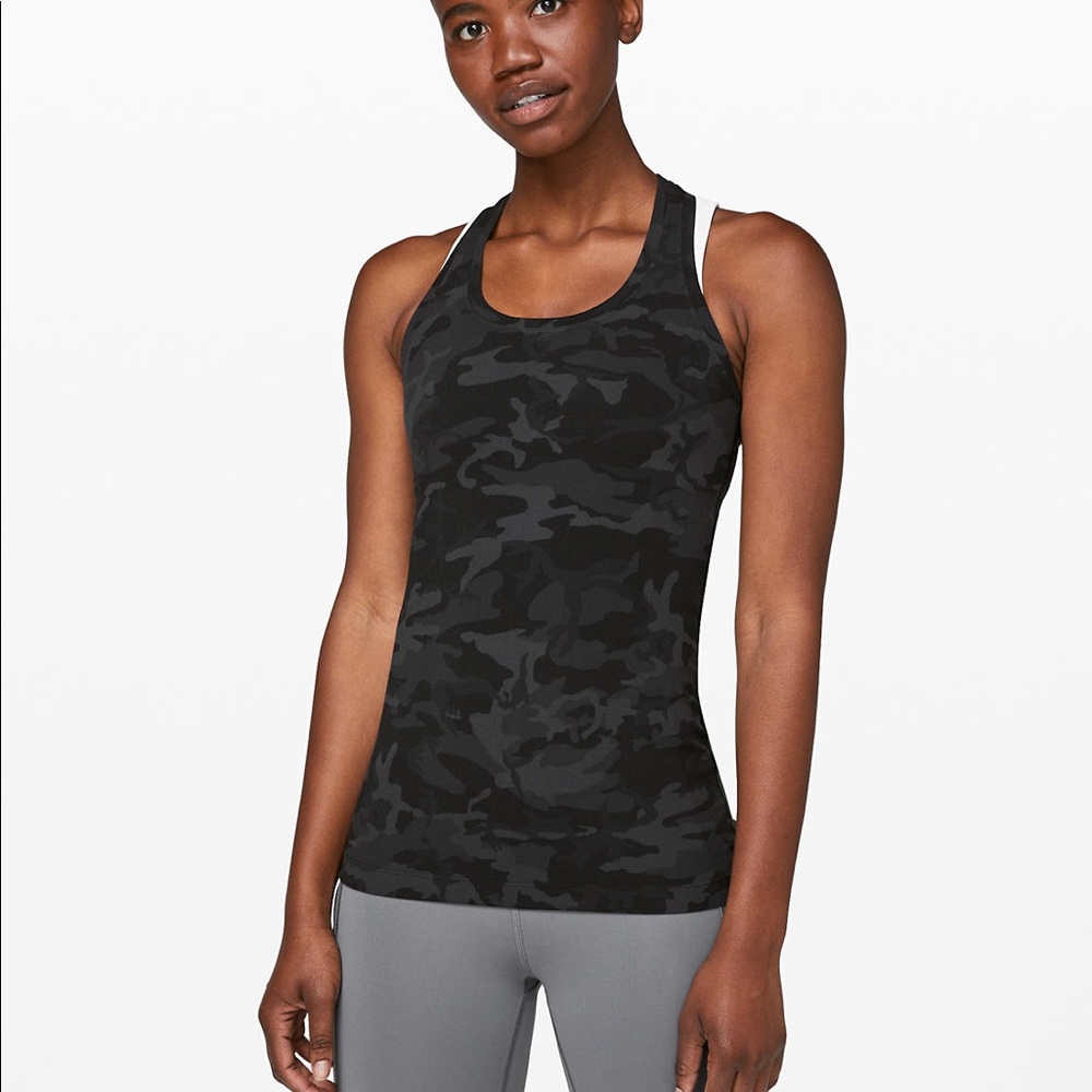 Camp racer back tank top!